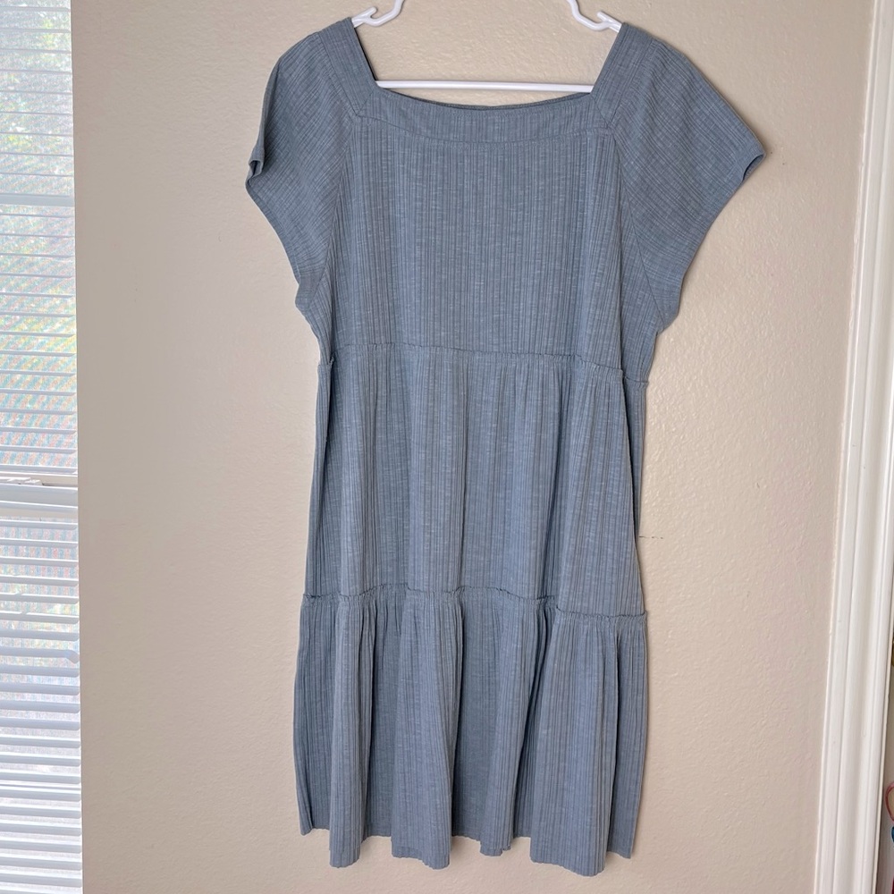 Elegant Blue Women's Dress